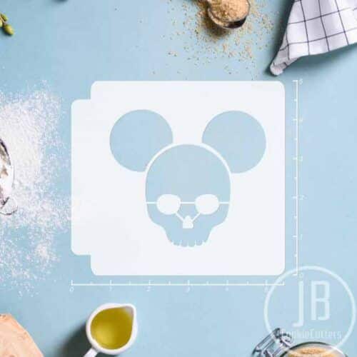 Mickey Mouse Skull 783-B849 Stencil
