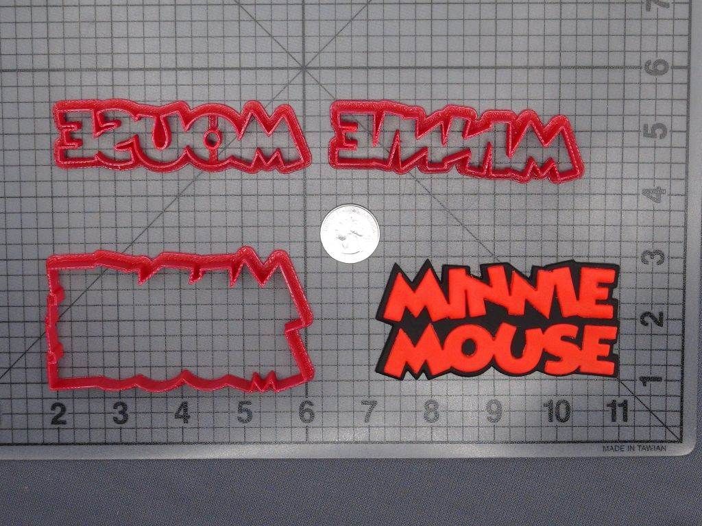 Minnie Mouse Logo 266-F964 Cookie Cutter Set