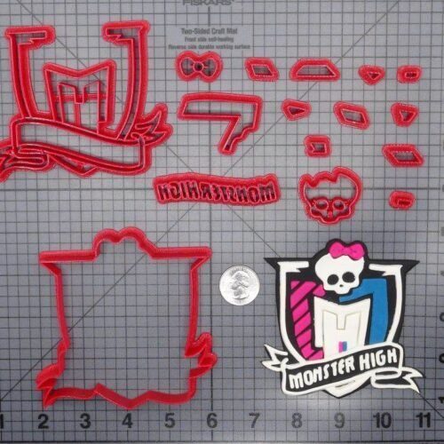 Monster High Logo 266-F983 Cookie Cutter Set