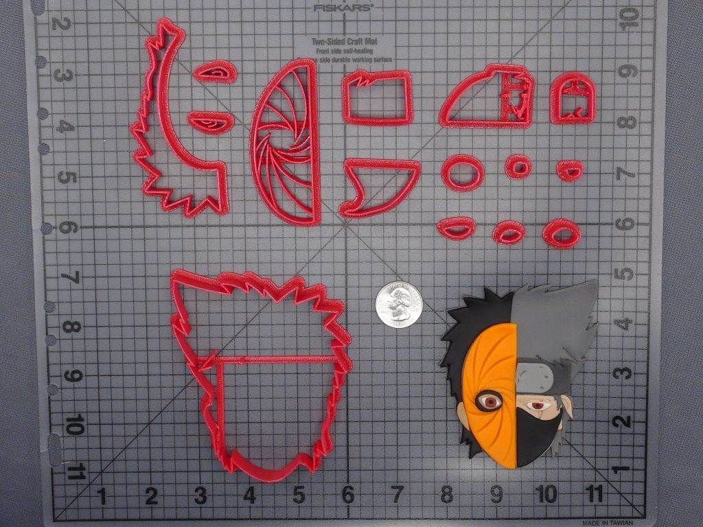 Naruto - Tobi and Kakashi 266-F947 Cookie Cutter Set