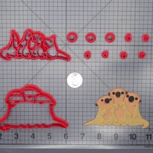Otters 266-G033 Cookie Cutter Set