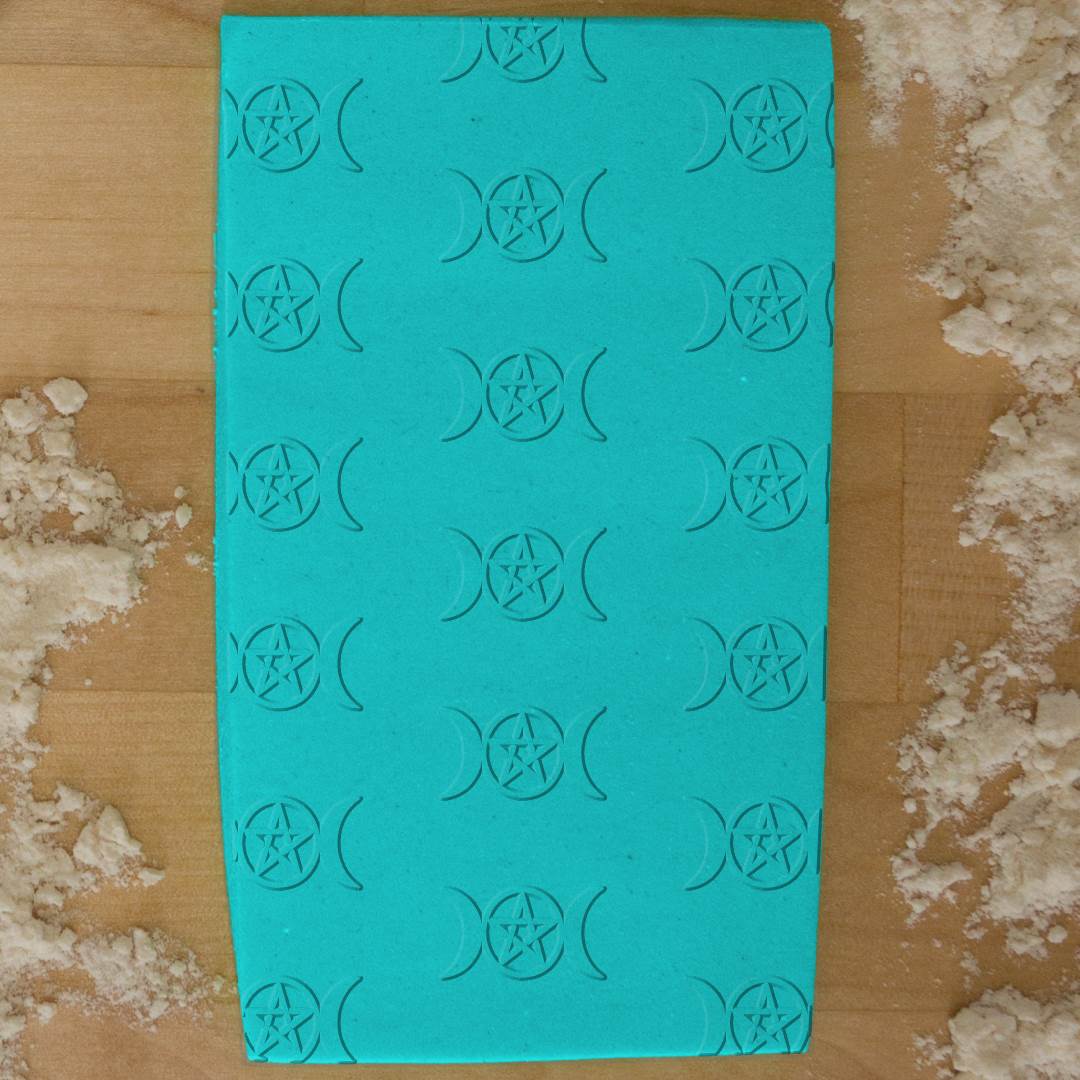 Pentagram Triple Moon 765-291 Rolling Pin