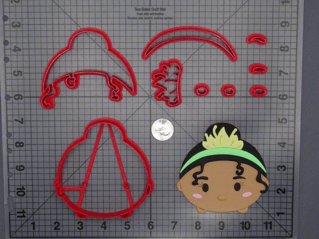 Princess and the Frog - Tiana Kawaii Body 266-F551 Cookie Cutter Set