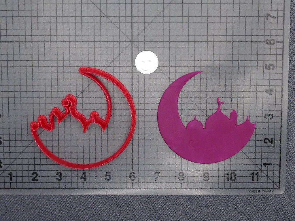 Ramadan - Eid Al Fitr Moon 266-F425 Cookie Cutter Silhouette