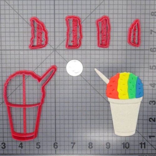 Shaved Ice Cup 266-G027 Cookie Cutter Set