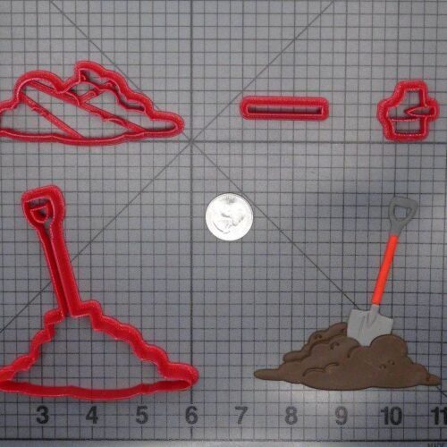 Shovel in Dirt 266-F960 Cookie Cutter Set