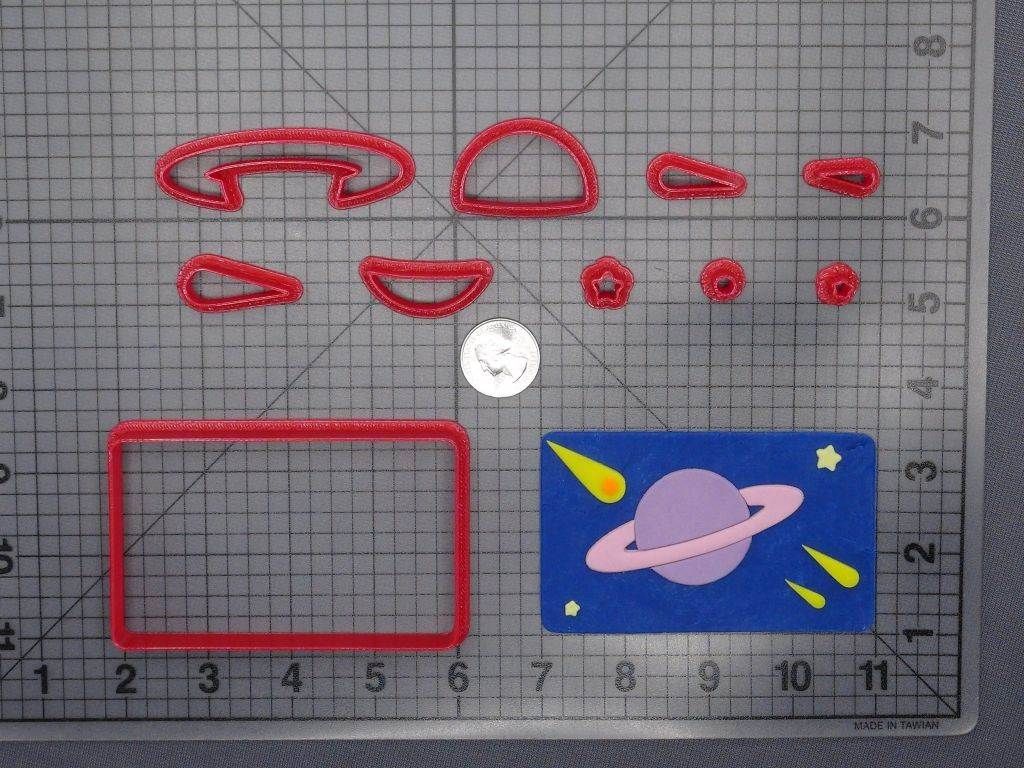 Space 266-F962 Cookie Cutter Set