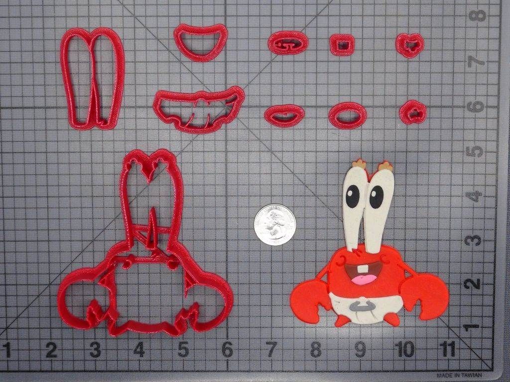 Spongebob Squarepants - Mr Krabs Baby Body 266-E961 Cookie Cutter Set
