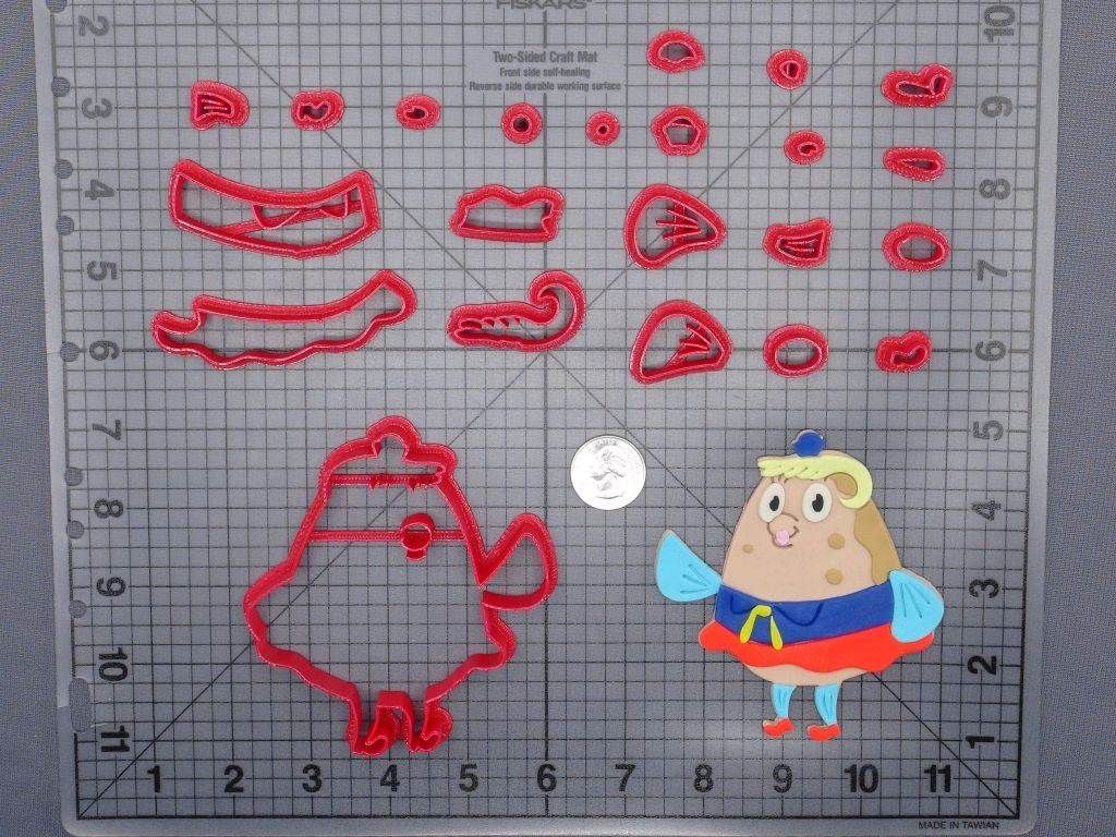 Spongebob Squarepants - Mrs Puff Body 266-G020 Cookie Cutter Set