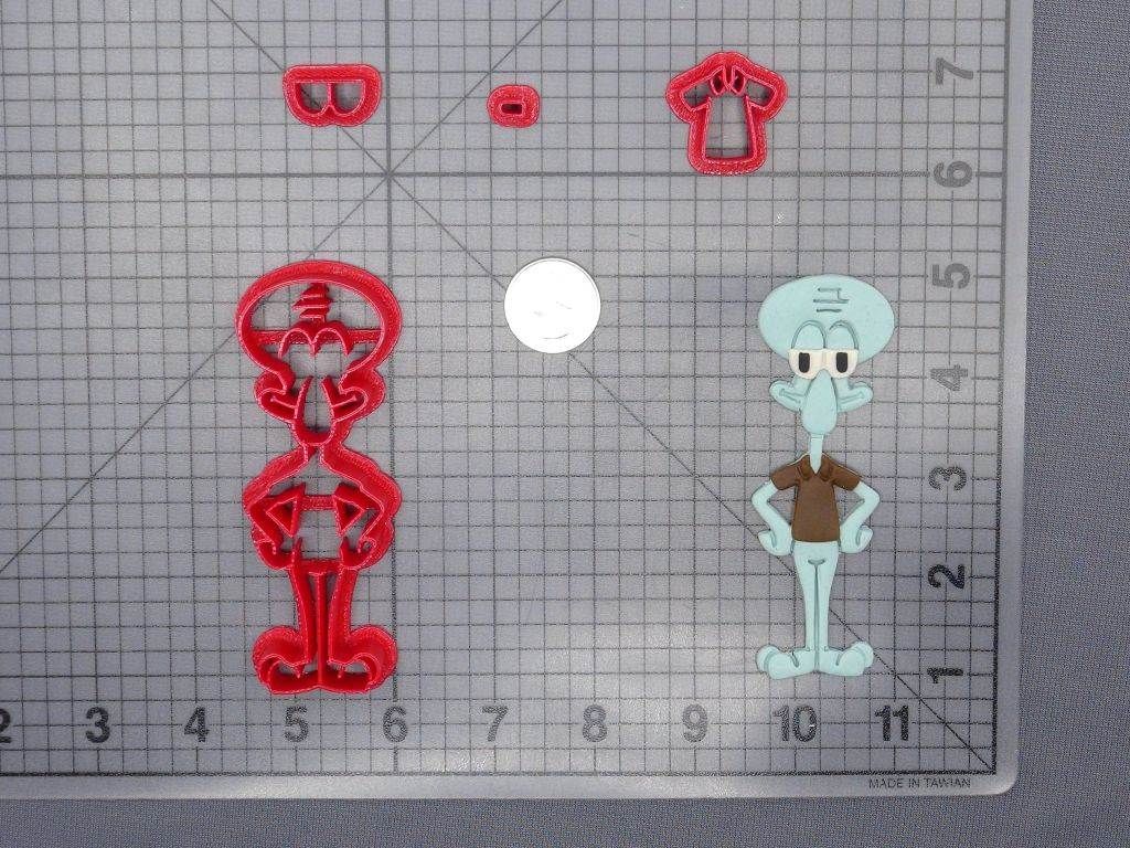 Spongebob Squarepants - Squidward Body 266-F987 Cookie Cutter Set