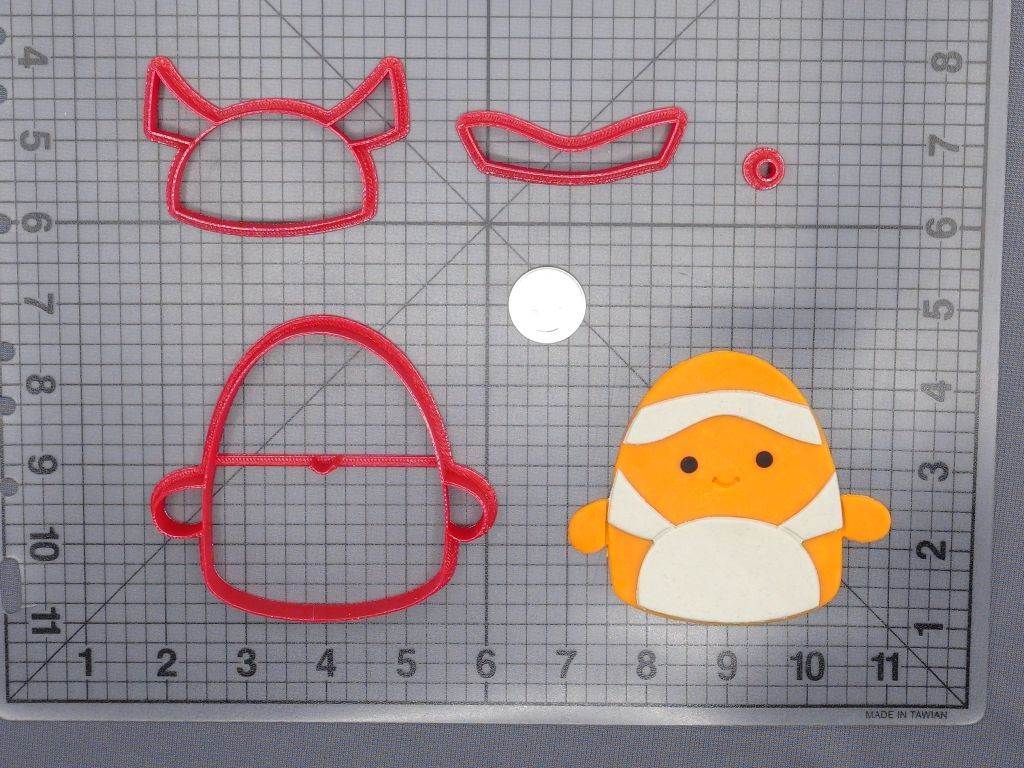 Squishmallow - Ricky Clownfish 266-G019 Cookie Cutter Set