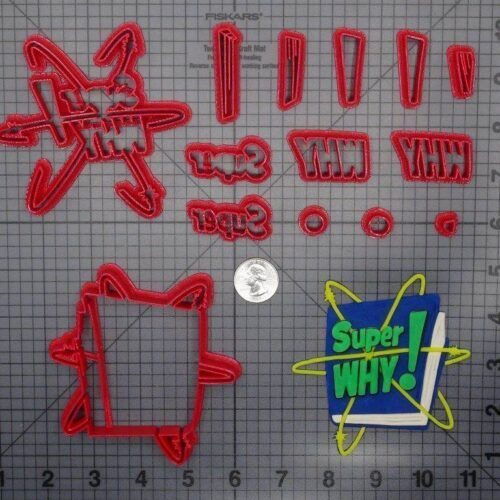 Super Why Logo 266-F789 Cookie Cutter Set