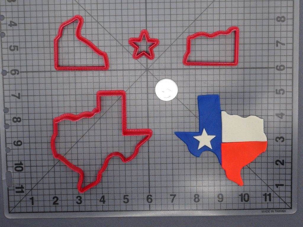 Texas Lone Star State 266-F958 Cookie Cutter Set
