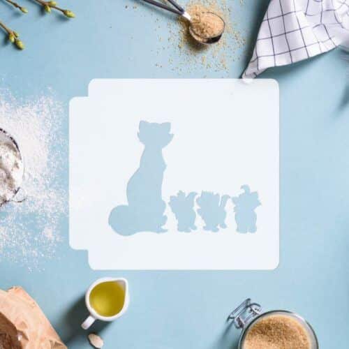 The Aristocats - Duchess and Kittens 783-D830 Stencil