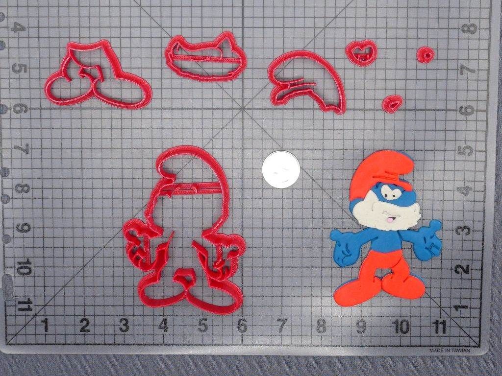 The Smurfs - Papa Body 266-G021 Cookie Cutter Set
