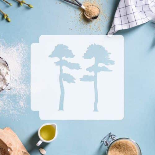 Trees 783-E482 Stencil
