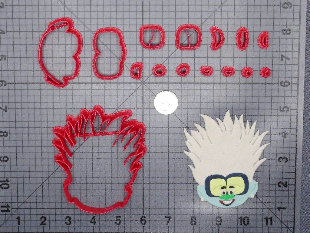 Trolls - Tiny Diamond Head 266-E204 Cookie Cutter Set