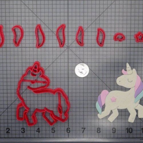Unicorn Body 266-F923 Cookie Cutter Set