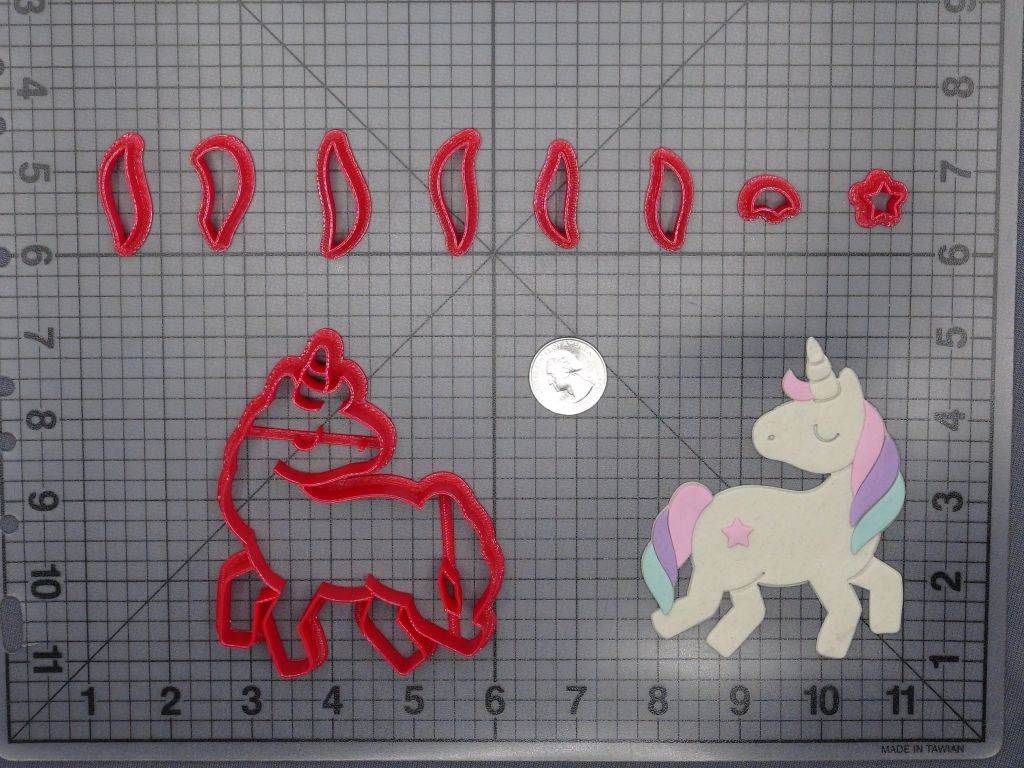 Unicorn Body 266-F923 Cookie Cutter Set