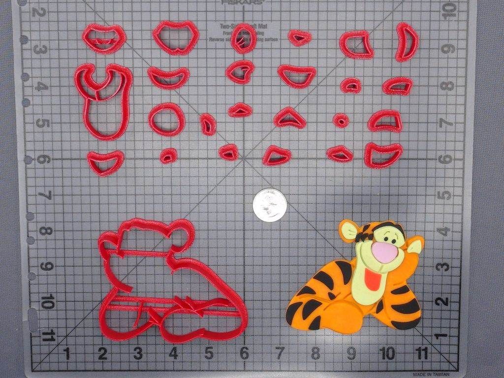 Winnie the Pooh - Tigger 266-G017 Cookie Cutter Set