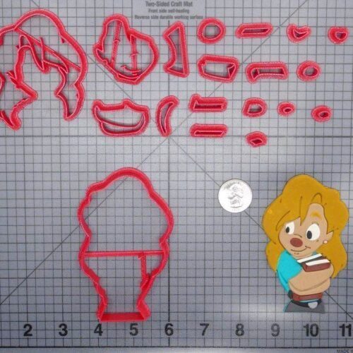 A Goofy Movie - Roxanne with Books 266-G121 Cookie Cutter Set