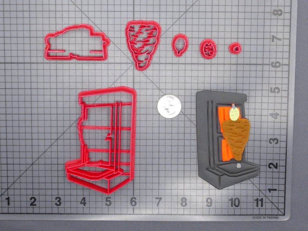 Al Pastor Trompo 266-E061 Cookie Cutter Set