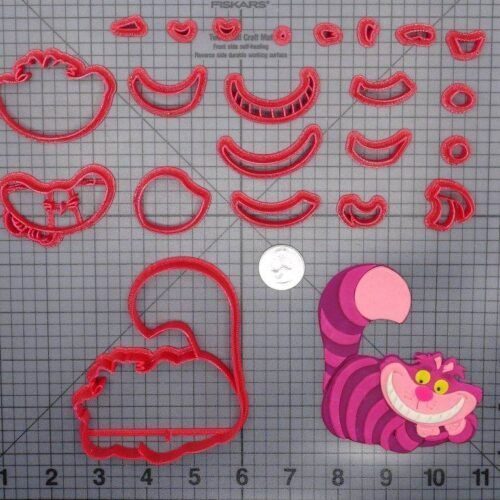 Alice in Wonderland - Cheshire Cat Body 266-G051 Cookie Cutter Set