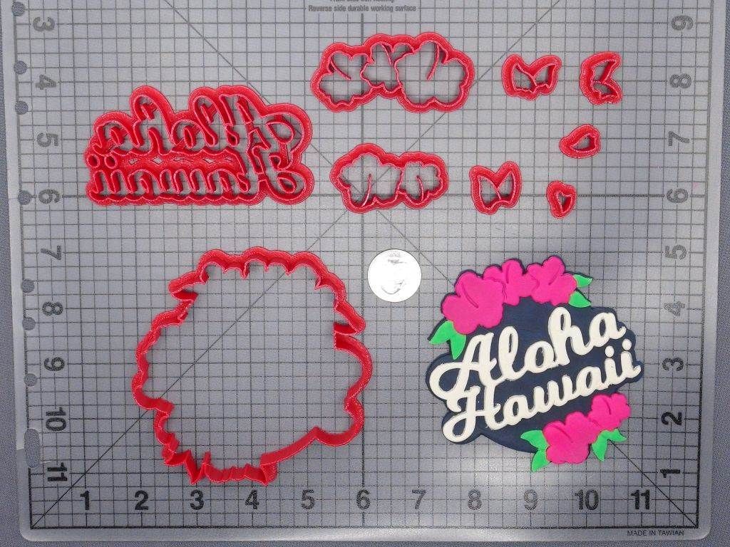 Aloha Hawaii 266-G066 Cookie Cutter Set