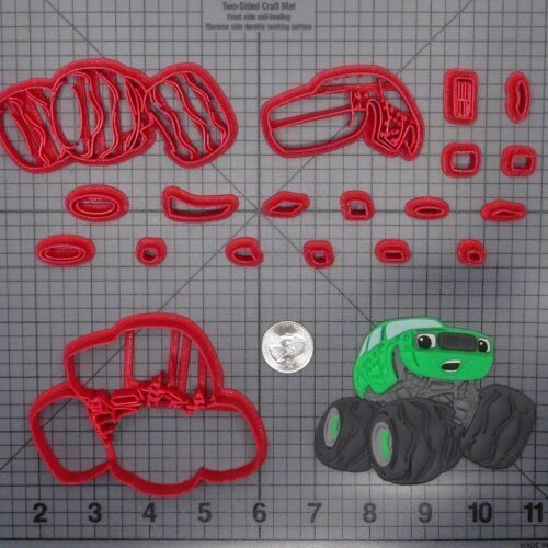 Blaze and the Monster Machines - Pickle 266-F272 Cookie Cutter Set