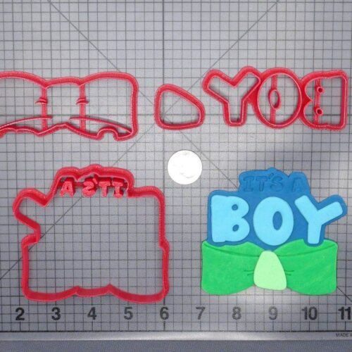Bowtie Its a Boy 266-G103 Cookie Cutter Set