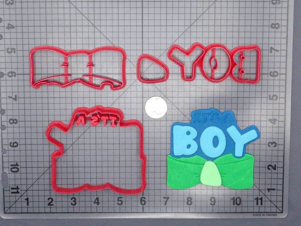 Bowtie Its a Boy 266-G103 Cookie Cutter Set