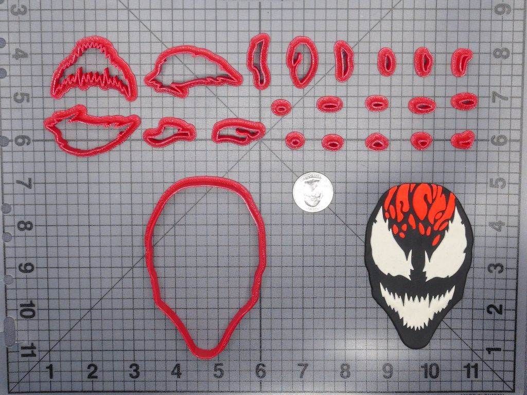 Carnage Head 266-G159 Cookie Cutter Set