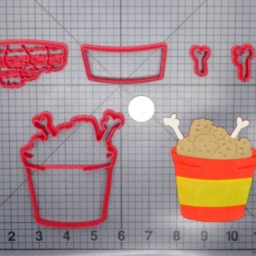 Chicken Wing Bucket 266-G102 Cookie Cutter Set