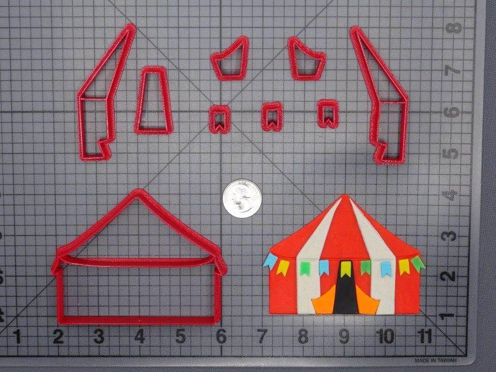 Circus Tent 266-F228 Cookie Cutter Set