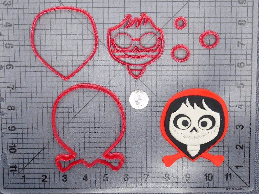 Coco - Miguel Skull 266-G126 Cookie Cutter Set