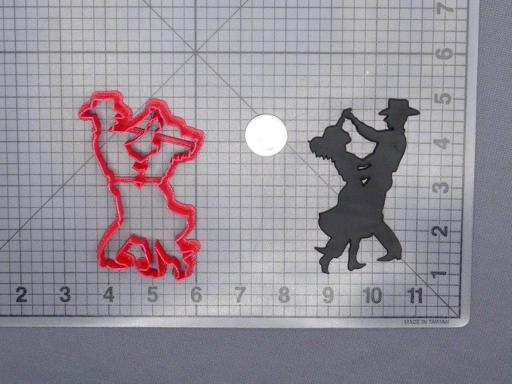 Country Western Dancing Couple 266-G075 Cookie Cutter