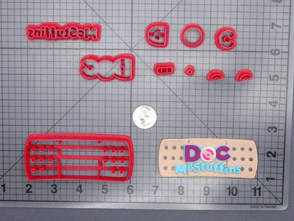 Doc McStuffins Logo 266-E927 Cookie Cutter Set