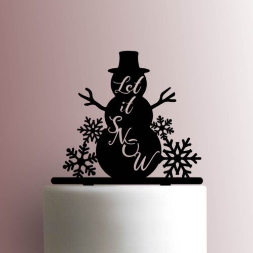 Let it Snow 225-A616 Cake Topper
