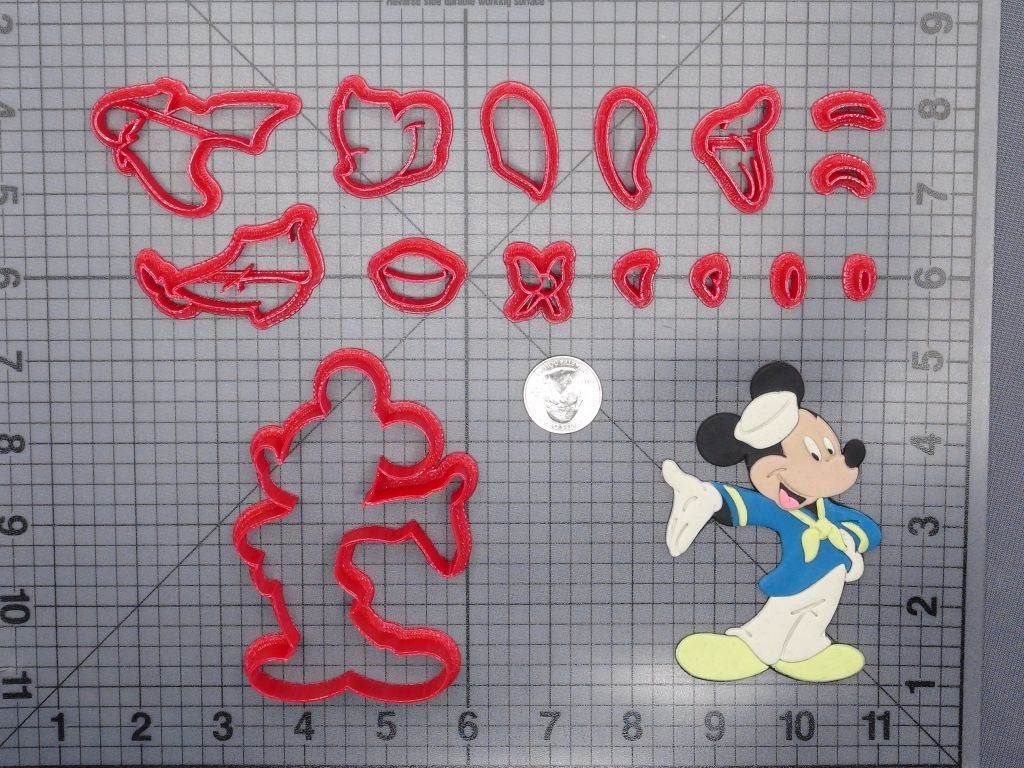 Mickey Mouse Sailor Body 266-G160 Cookie Cutter Set