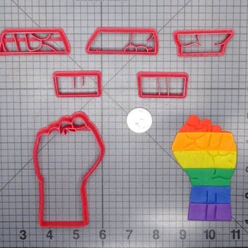 Rainbow Fist 266-G105 Cookie Cutter Set