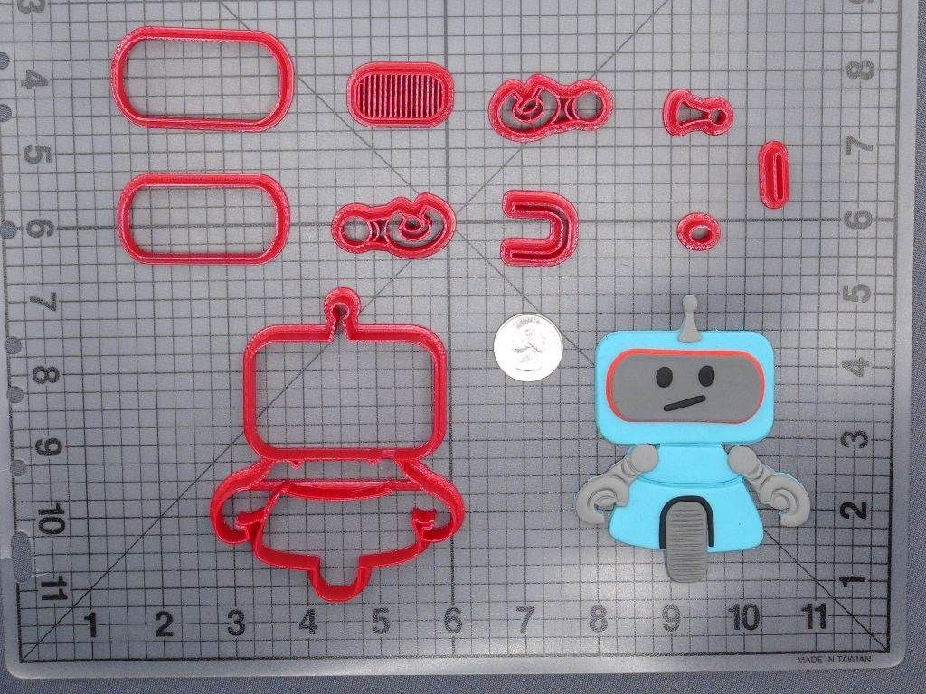 Robot 266-F008 Cookie Cutter Set