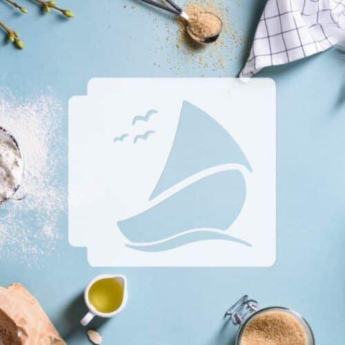 Sail Boat 783-E834 Stencil