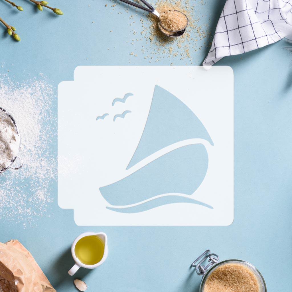 Sail Boat 783-E834 Stencil