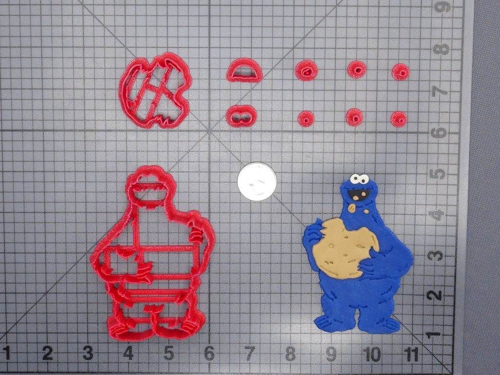 Sesame Street - Cookie Monster Body 266-F913 Cookie Cutter Set