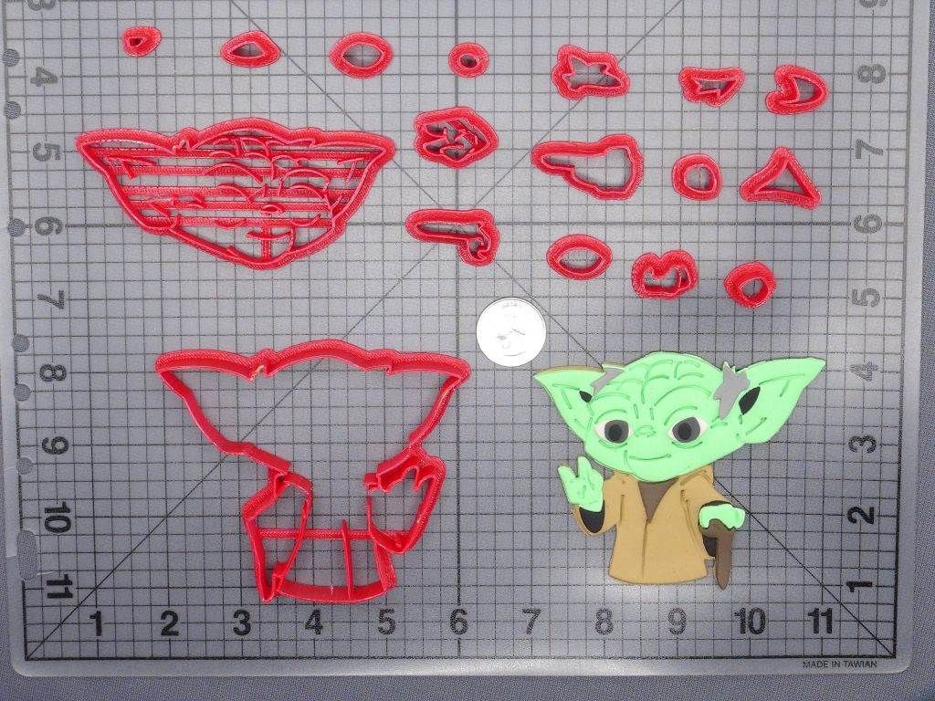Star Wars - Yoda Body 266-G156 Cookie Cutter Set