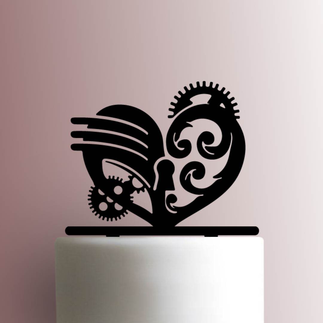 Steampunk Heart 225-A642 Cake Topper