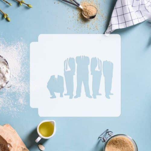 Suits 783-E882 Stencil