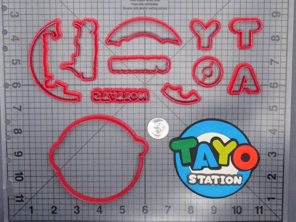 Tayo the Little Bus - Tayo Station Logo 266-G162 Cookie Cutter Set