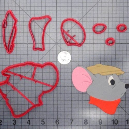 The Rescuers - Bernard Mouse Head 266-G166 Cookie Cutter Set