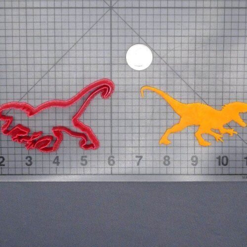 Velociraptor Dinosaur Body 266-G154 Cookie Cutter Silhouette